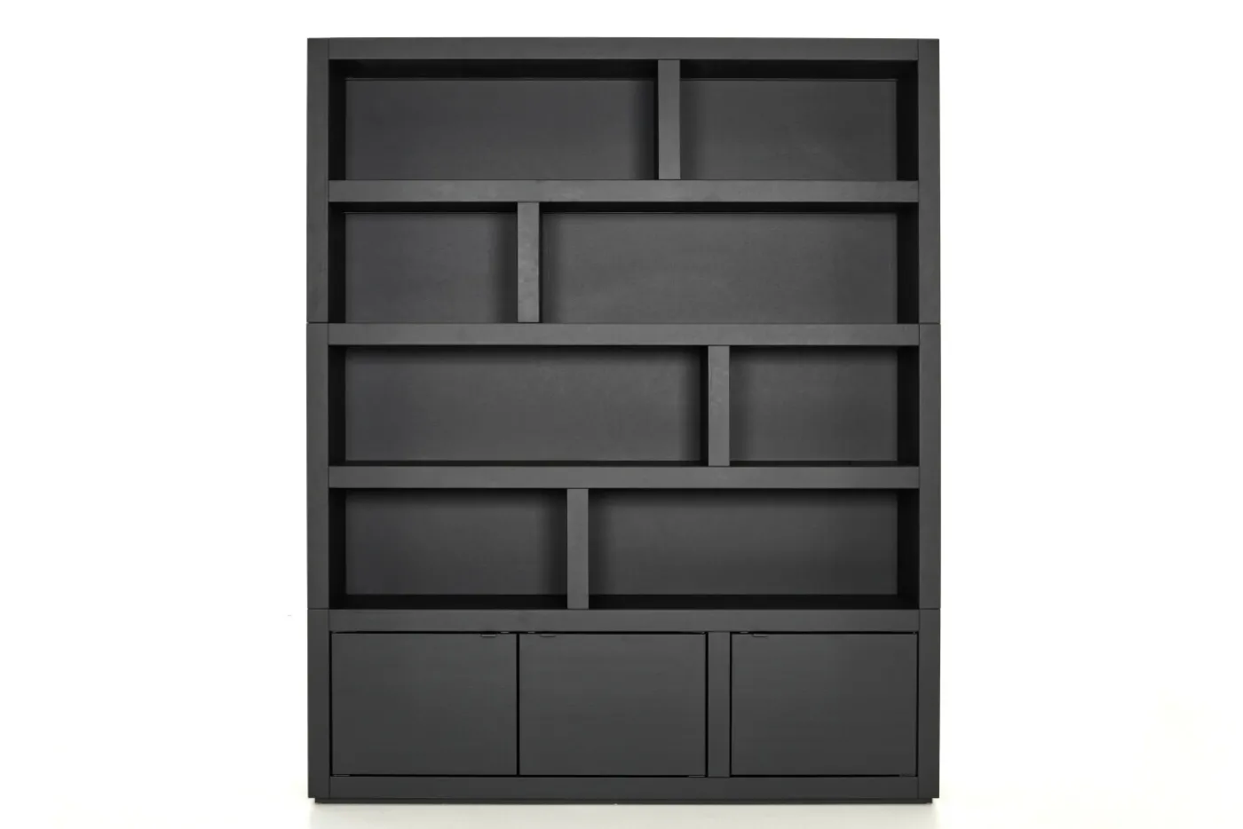 Placards|Armoires<Flamant BJORN, bibliothèque, , avec lumières LED dimmables Noir