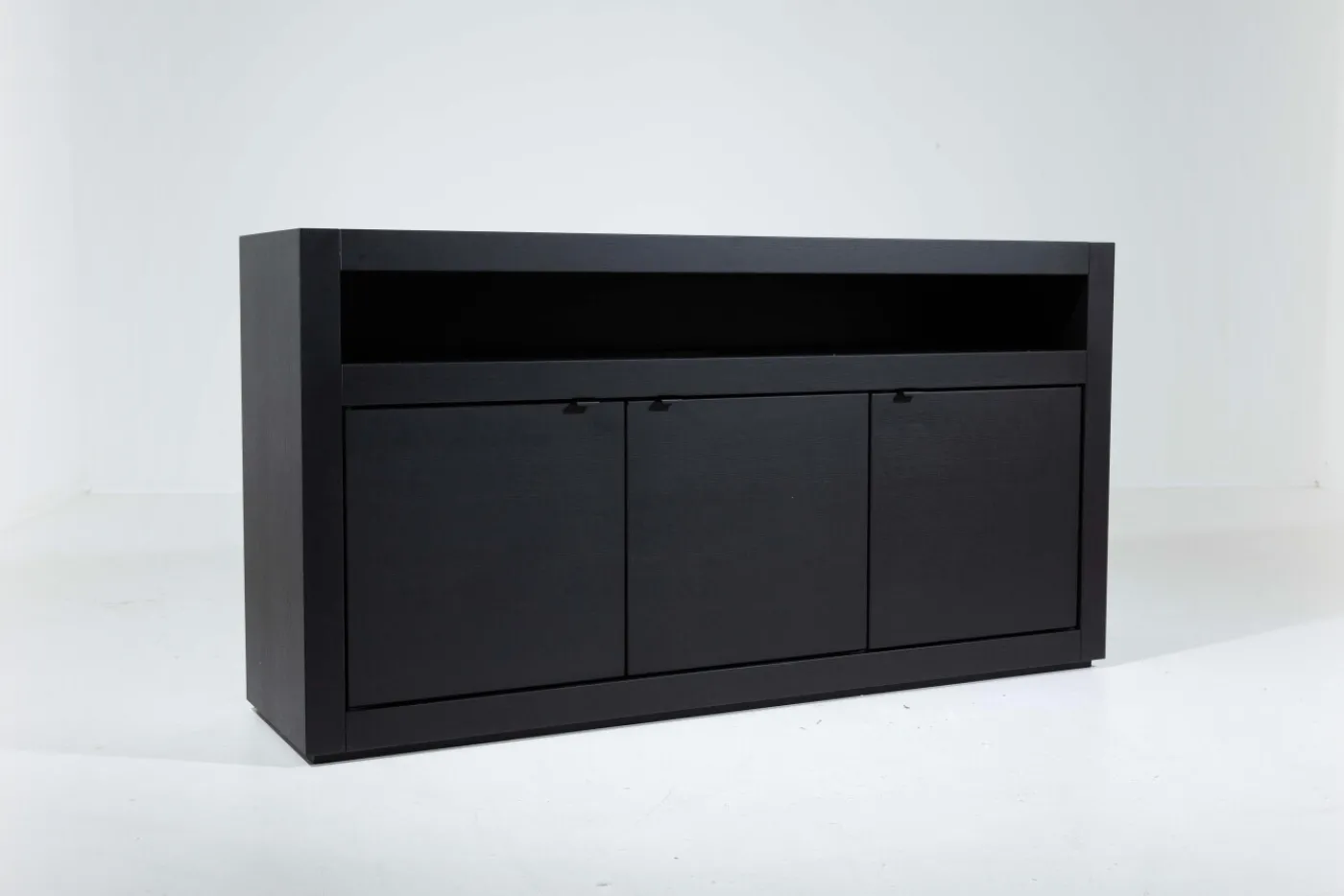 Armoires|Armoires<Flamant BJORN, buffet, , 3 portes, avec lumières LED dimmables Noir