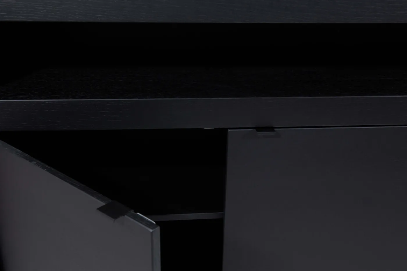 Armoires|Armoires<Flamant BJORN, buffet, , 3 portes, avec lumières LED dimmables Noir