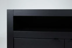Armoires|Armoires<Flamant BJORN, buffet, , 3 portes, avec lumières LED dimmables Noir