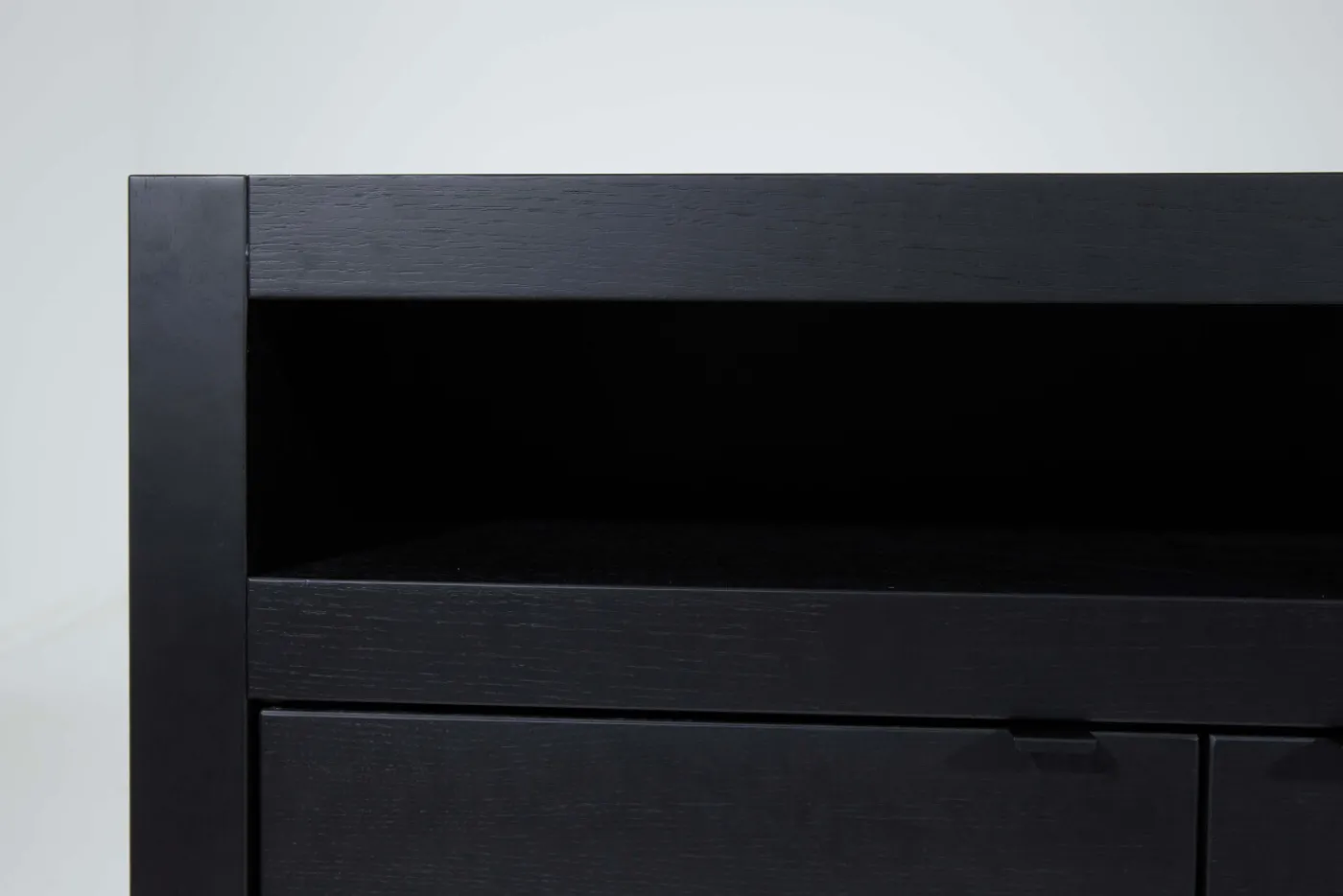 Armoires|Armoires<Flamant BJORN, buffet, , 3 portes, avec lumières LED dimmables Noir
