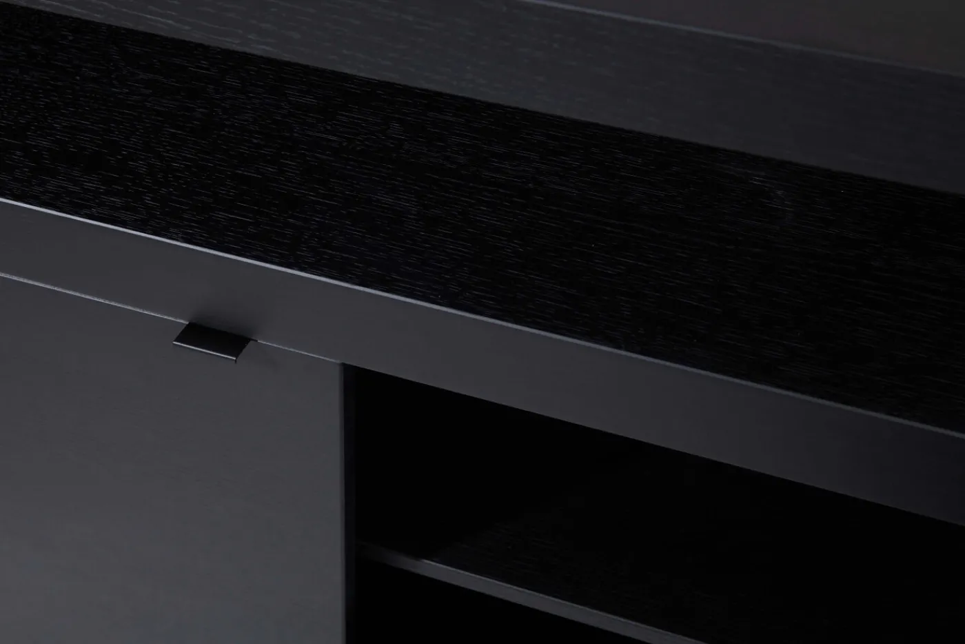Armoires|Armoires<Flamant BJORN, buffet, , 3 portes, avec lumières LED dimmables Noir