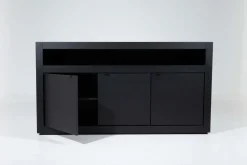 Armoires|Armoires<Flamant BJORN, buffet, , 3 portes, avec lumières LED dimmables Noir