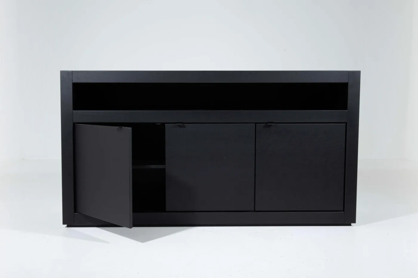 Armoires|Armoires<Flamant BJORN, buffet, , 3 portes, avec lumières LED dimmables Noir