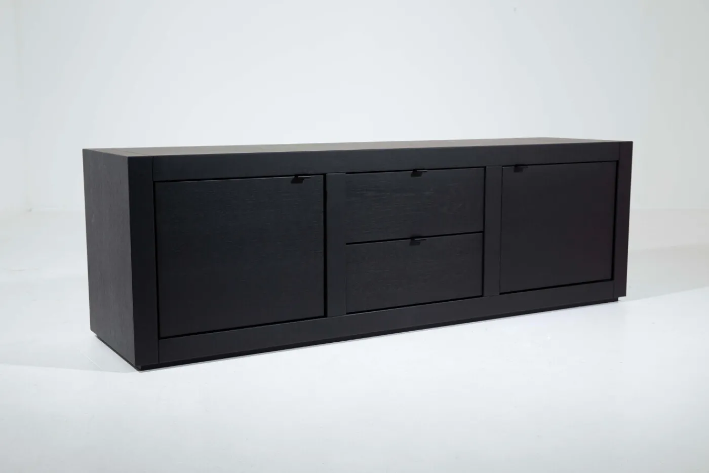 Placards|Armoires<Flamant BJORN, meuble TV, , 2 portes, 2 tiroirs Noir