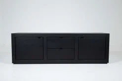 Placards|Armoires<Flamant BJORN, meuble TV, , 2 portes, 2 tiroirs Noir