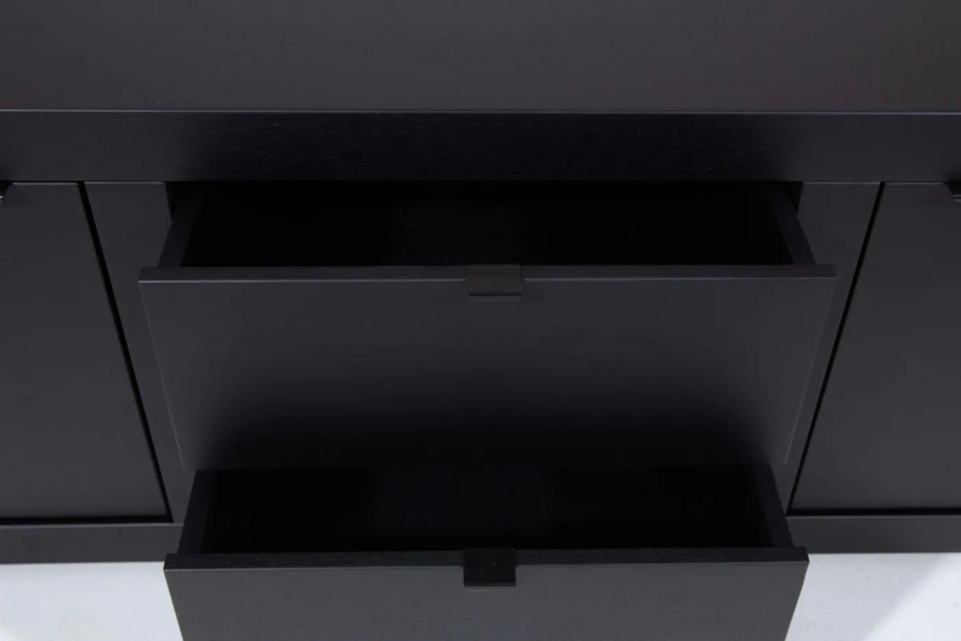 Placards|Armoires<Flamant BJORN, meuble TV, , 2 portes, 2 tiroirs Noir