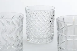 Verres|Verres<Flamant BOGART, verre à whisky, taillés à la main, set de 6 Transparent