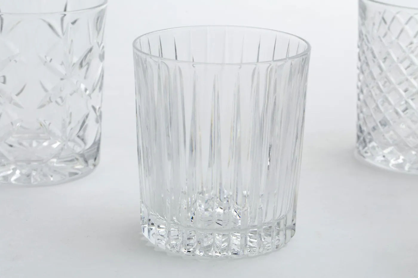 Verres|Verres<Flamant BOGART, verre à whisky, taillés à la main, set de 6 Transparent