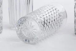 Verres|Verres<Flamant BOGART, verre longdrink, taillés à la main, set de 6 Transparent