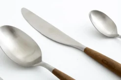 Couverts|Couverts<Flamant BORNEO, couteau de table Brun