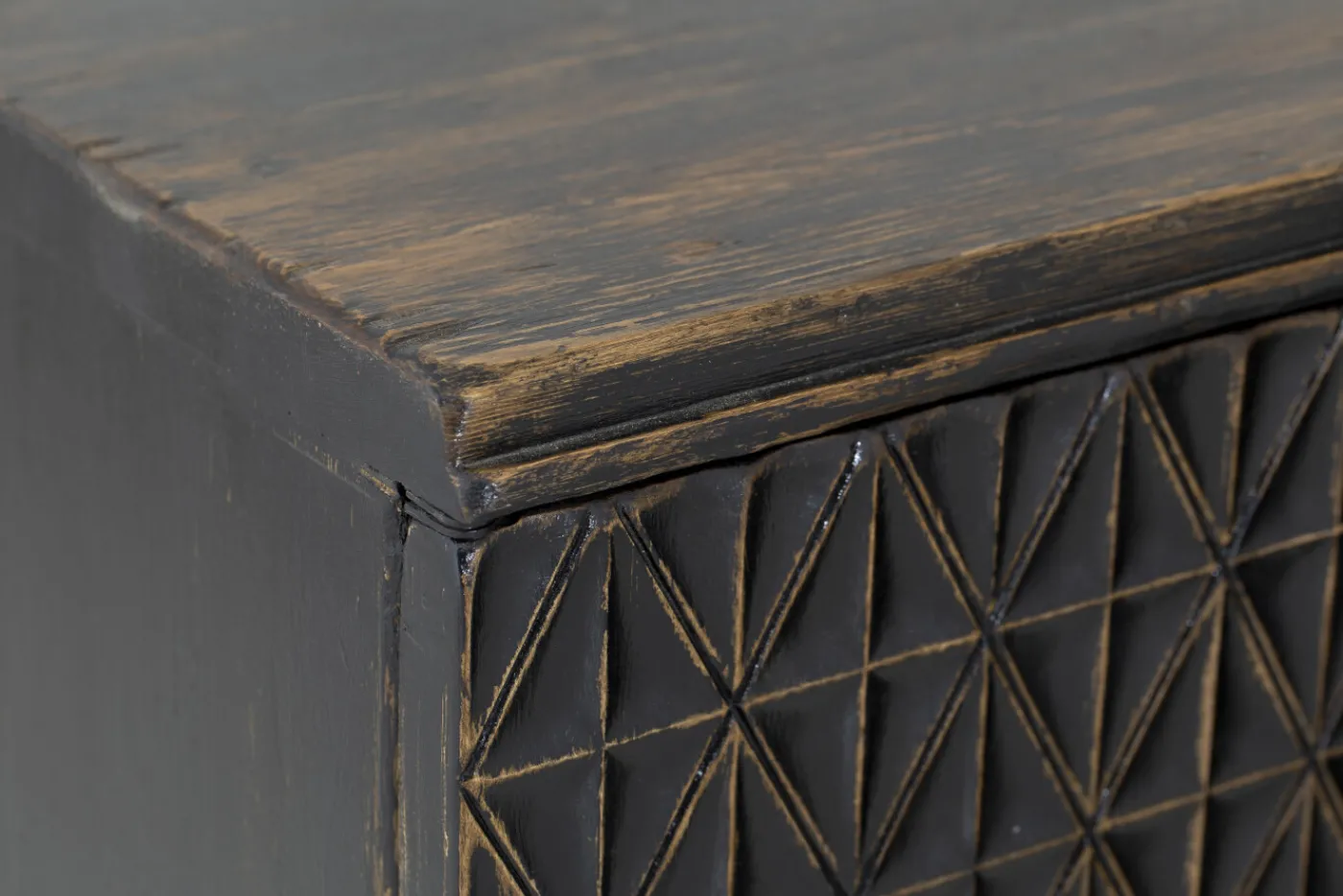 Armoires|Armoires<Flamant BOSSA, buffet, 4 portes, sculpté Brun