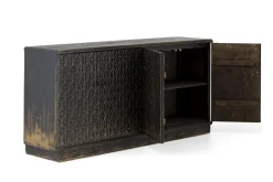 Armoires|Armoires<Flamant BOSSA, buffet, 4 portes, sculpté Brun
