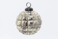 Boules De Noël|Boules De Noël<Flamant BOYAN, boule de Noël, Argent