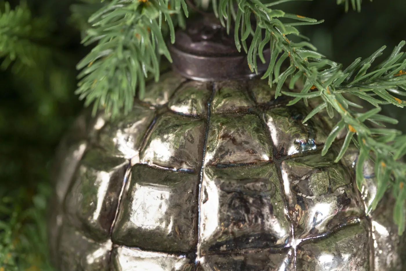 Boules De Noël|Boules De Noël<Flamant BOYAN, boule de Noël, Argent