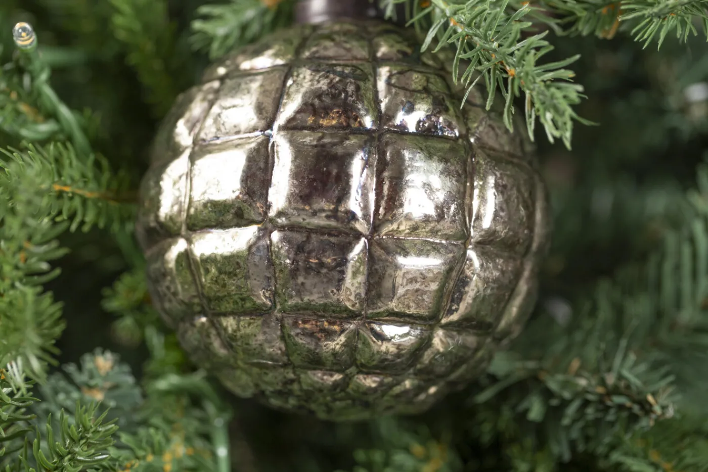 Boules De Noël|Boules De Noël<Flamant BOYAN, boule de Noël, Argent