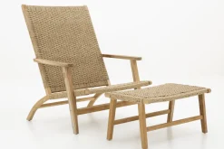 Banquettes|Fauteuils<Flamant BRENDON, pouf, tressé