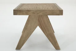 Poufs Et Bouts De Canapé|Sièges<Flamant BRUNO, banquette, chêne et roseau Mixte