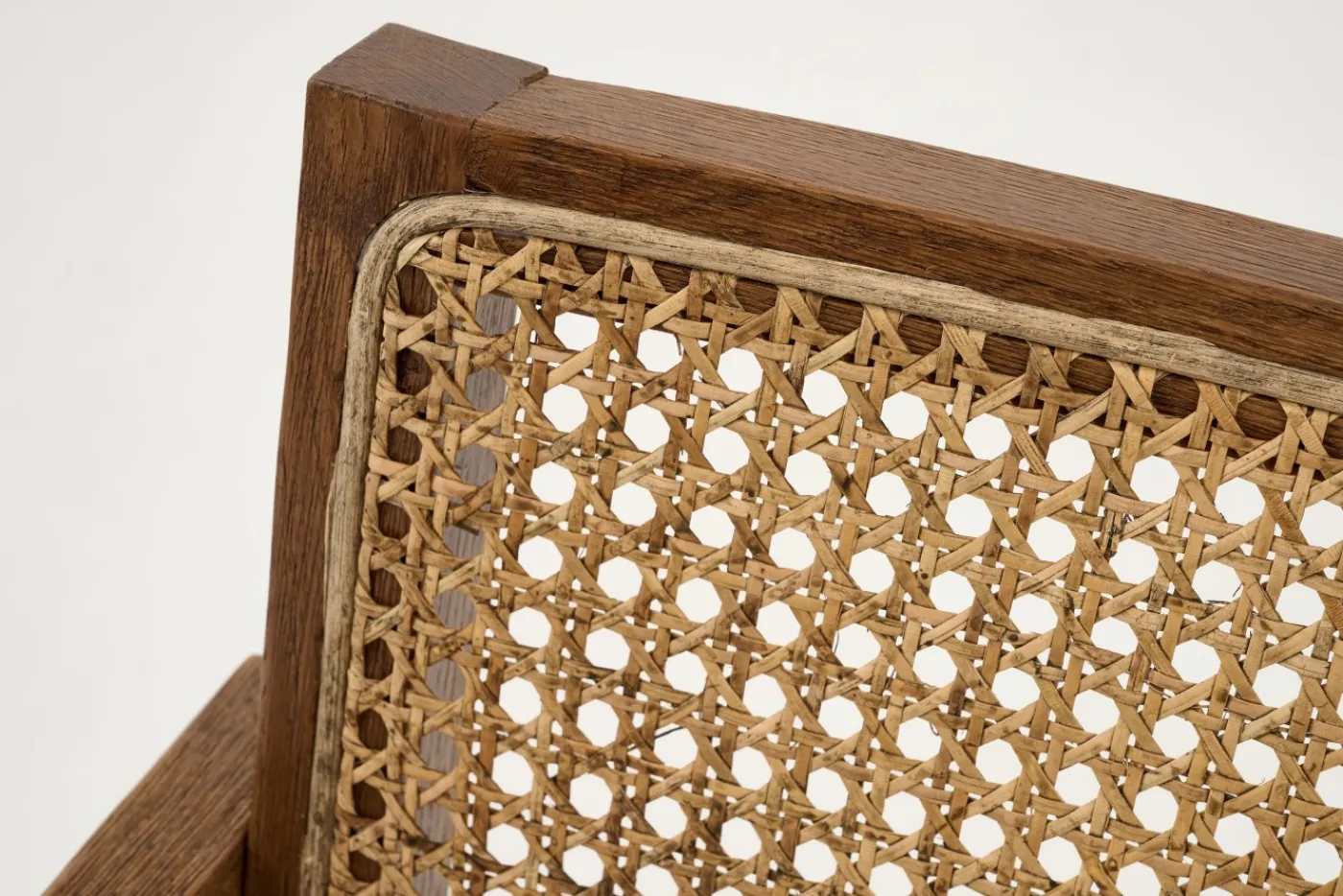 Chaises|Chaises<Flamant O, chaise avec accoudoirs, chêne, , roseau, avec coussin Brun