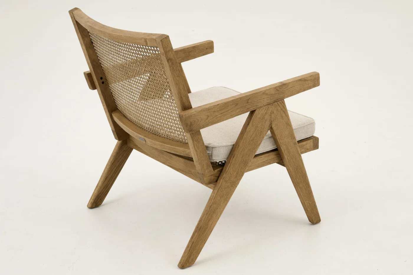 Fauteuils|Sièges<Flamant BRUNO, fauteuil, chêne, roseau, avec coussin Mixte