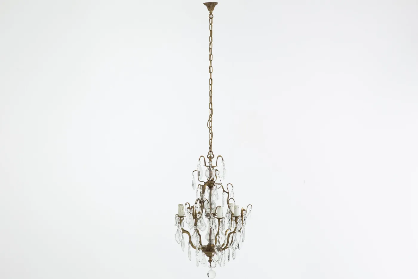 Suspensions Et Lustres|Luminaire<Flamant BRUXELLES, lustre, gouttes de verre, 6 lampes Transparent