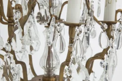Suspensions Et Lustres|Luminaire<Flamant BRUXELLES, lustre, gouttes de verre, 6 lampes Transparent