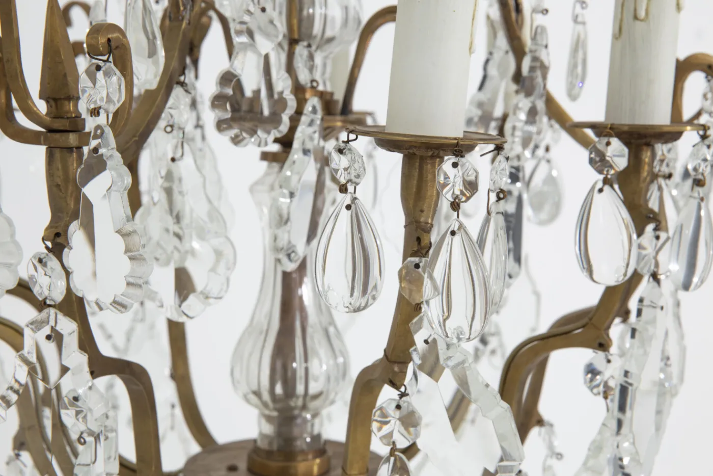 Suspensions Et Lustres|Luminaire<Flamant BRUXELLES, lustre, gouttes de verre, 6 lampes Transparent