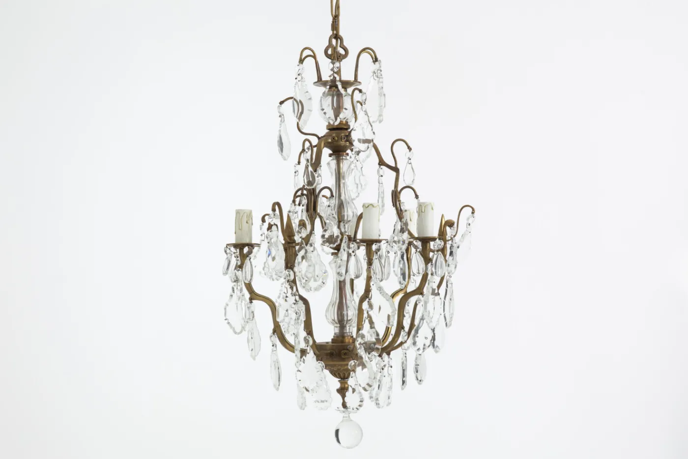 Suspensions Et Lustres|Luminaire<Flamant BRUXELLES, lustre, gouttes de verre, 6 lampes Transparent