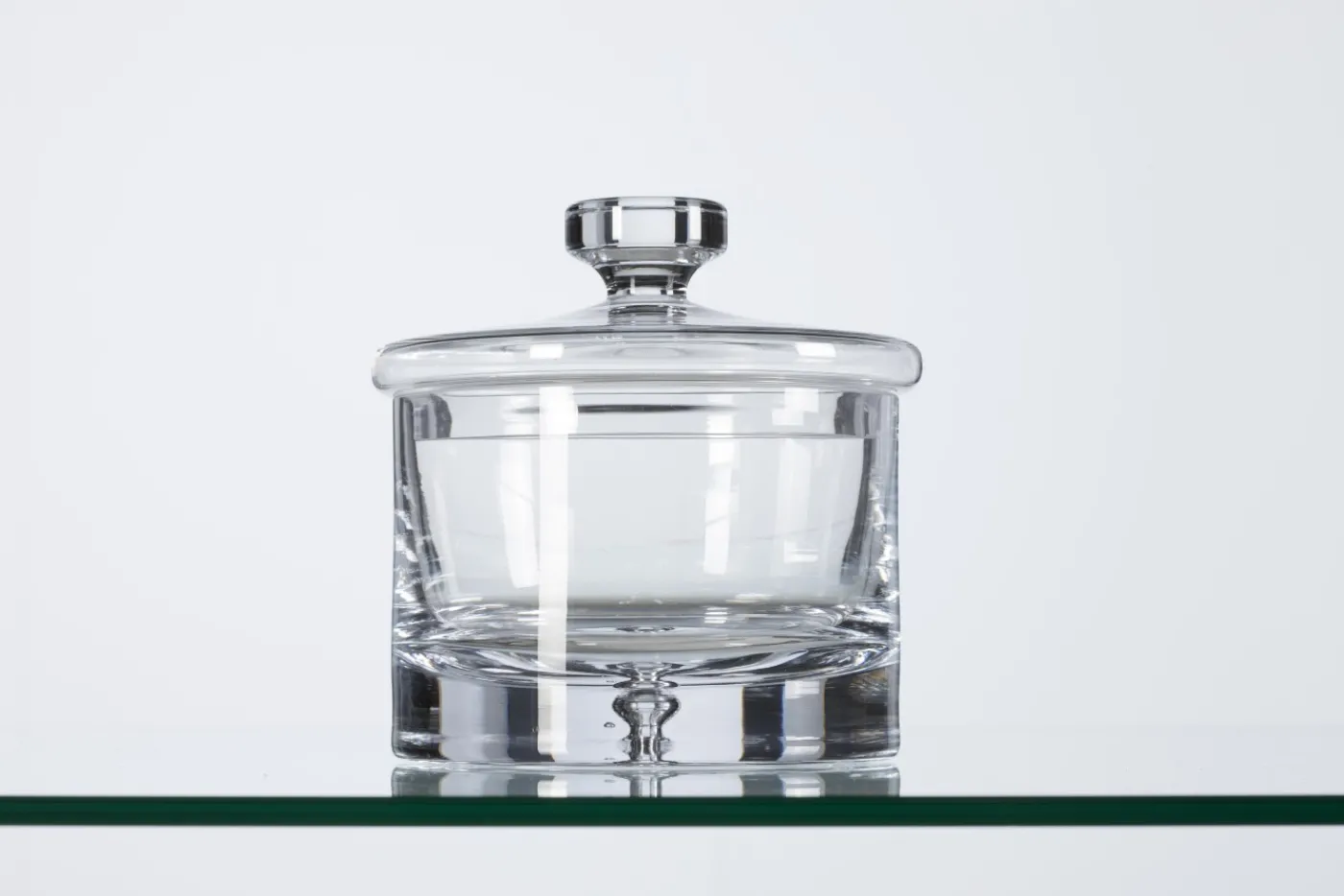 Bonbonnières|Bonbonnières<Flamant BUBBLE, bonbonnière, L, soufflée bouche Transparent