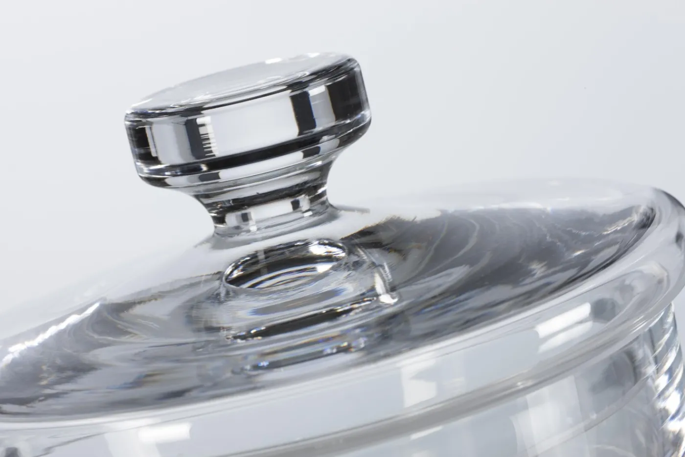 Bonbonnières|Bonbonnières<Flamant BUBBLE, bonbonnière, L, soufflée bouche Transparent