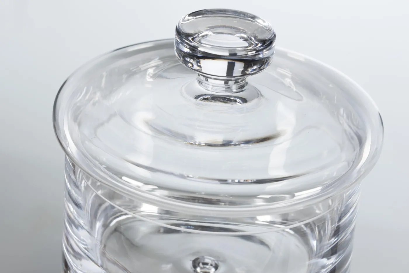 Bonbonnières|Bonbonnières<Flamant BUBBLE, bonbonnière, L, soufflée bouche Transparent