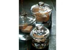 Bonbonnières|Bonbonnières<Flamant BUBBLE, bonbonnière, M, soufflée bouche Transparent
