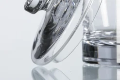 Bonbonnières|Bonbonnières<Flamant BUBBLE, bonbonnière, S, soufflée bouche Transparent