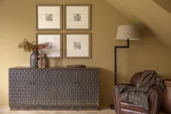 Fauteuils|Sièges<Flamant BURNHAM, fauteuil club, cuir, foncé Brun