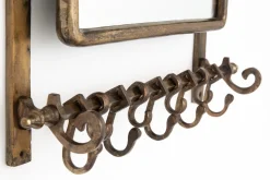 Objets Usuels|Décoration<Flamant CAIT, porte-manteau, avec miroir Brun