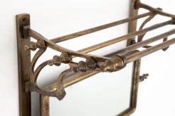 Objets Usuels|Décoration<Flamant CAIT, porte-manteau, avec miroir Brun