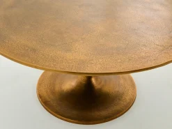 Tables De Salon|Tables De Salon<Flamant CALLISTO, table basse, métal, ronde, 91,5 cm Or