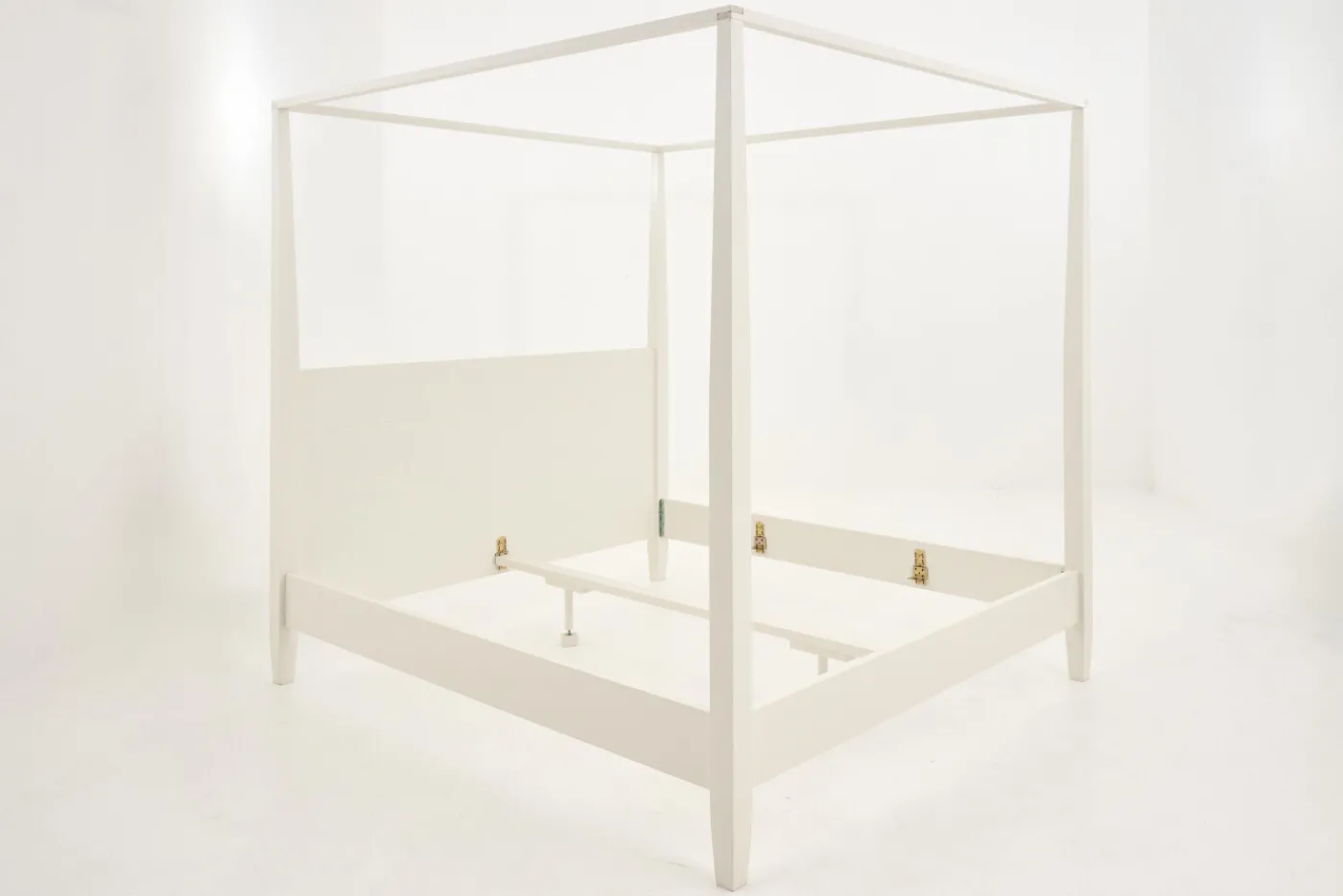 Lits|Lits<Flamant CAPE COD, lit à baldaquin, , 160 cm Blanc