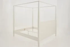 Lits|Lits<Flamant CAPE COD, lit à baldaquin, , 180 cm Blanc