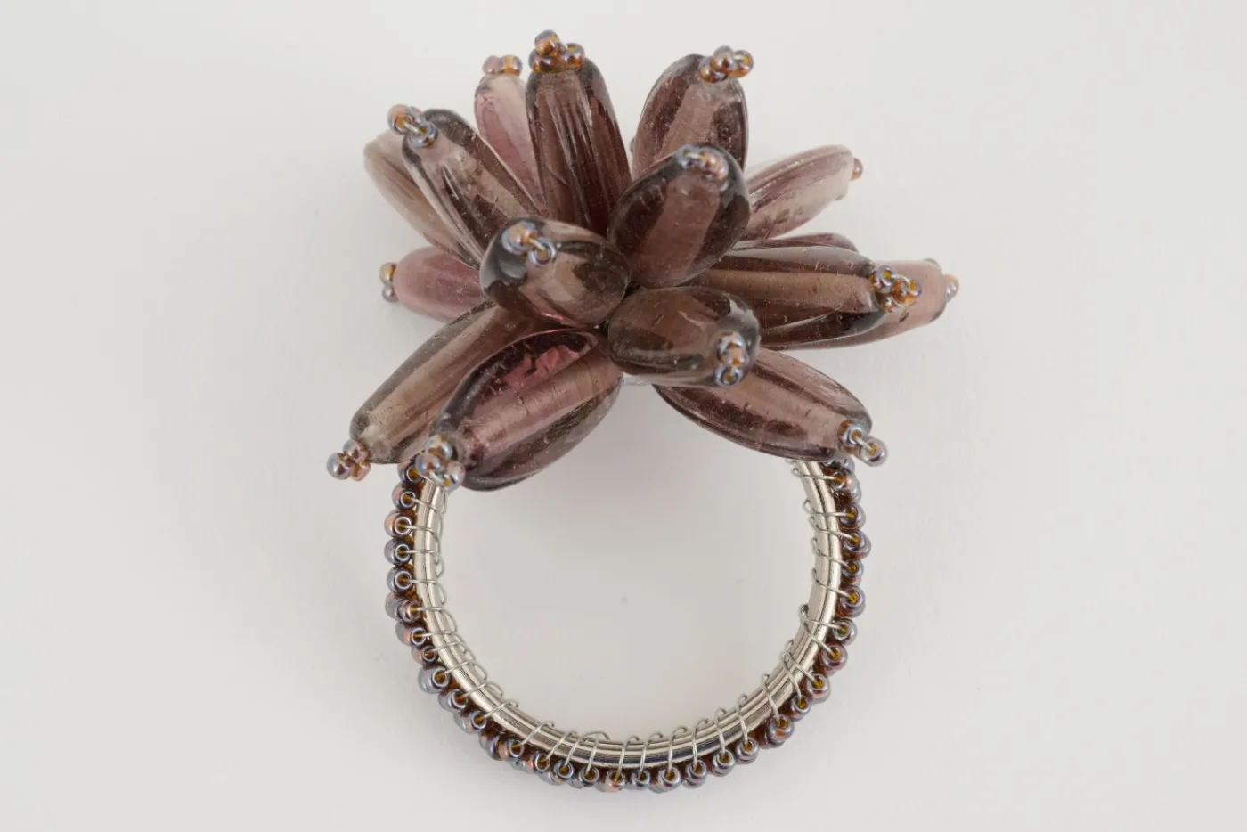Décoration De Table|Accessoires<Flamant CARLEA, rond de serviette, perles Pourpre