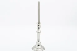 Chandeliers|Chandeliers<Flamant CAROLL, bougeoir, plaqué nickel Argent
