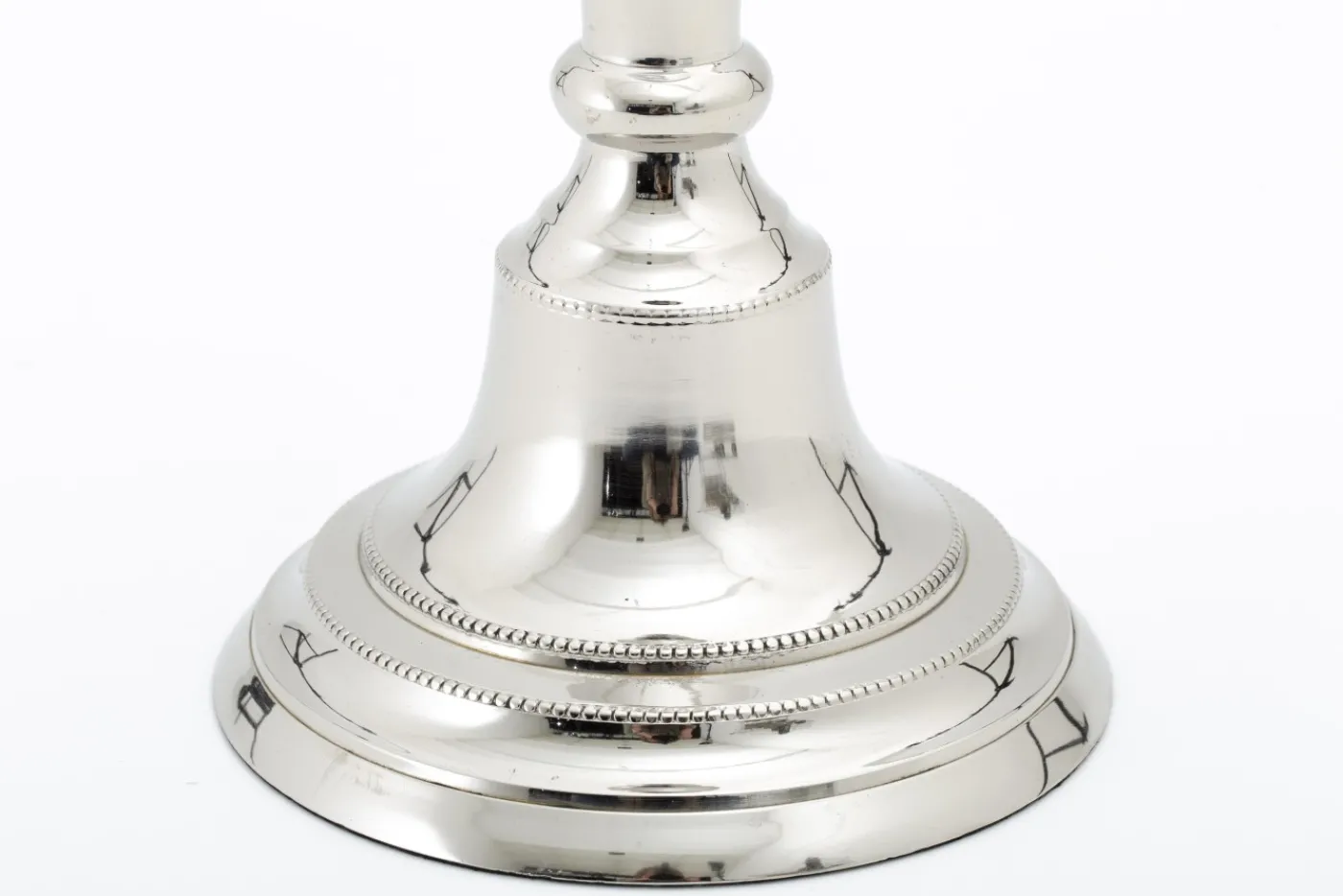 Chandeliers|Chandeliers<Flamant CAROLL, bougeoir, plaqué nickel Argent