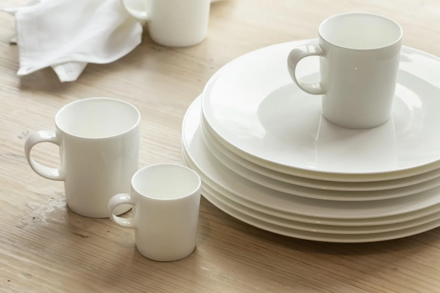 Assiettes, Plats Et Bols|Assiettes,Plats Et Bols<Flamant CATHY, assiette creuse, porcelaine tendre, Blanc