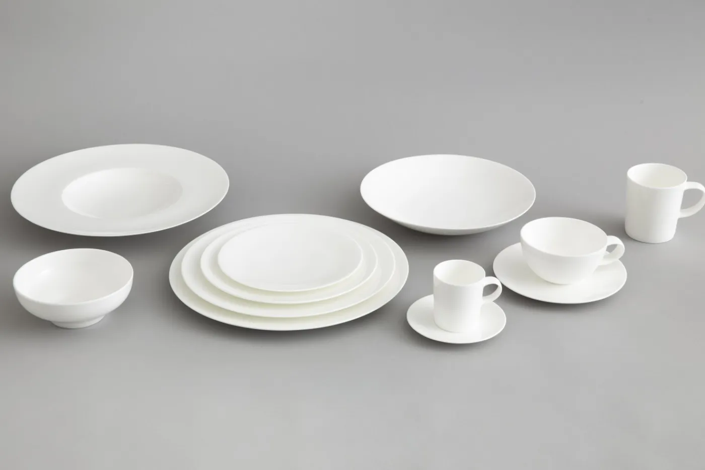 Assiettes, Plats Et Bols|Assiettes,Plats Et Bols<Flamant CATHY, assiette, porcelaine tendre, , 19cm Blanc