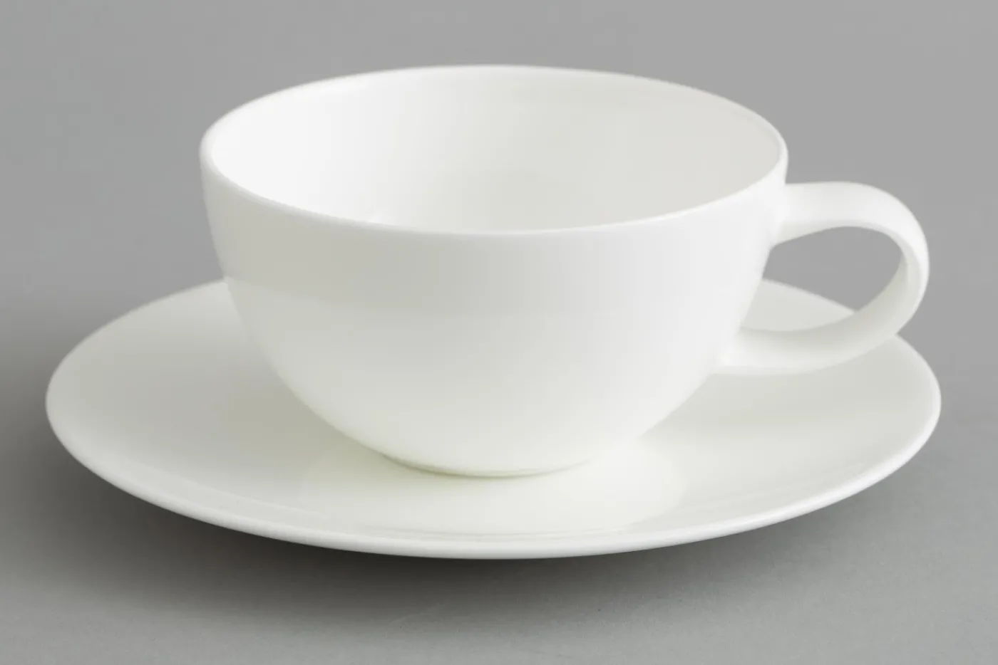 Assiettes, Plats Et Bols|Assiettes,Plats Et Bols<Flamant CATHY, tasse et soucoupe, porcelaine tendre, , 200ml Blanc