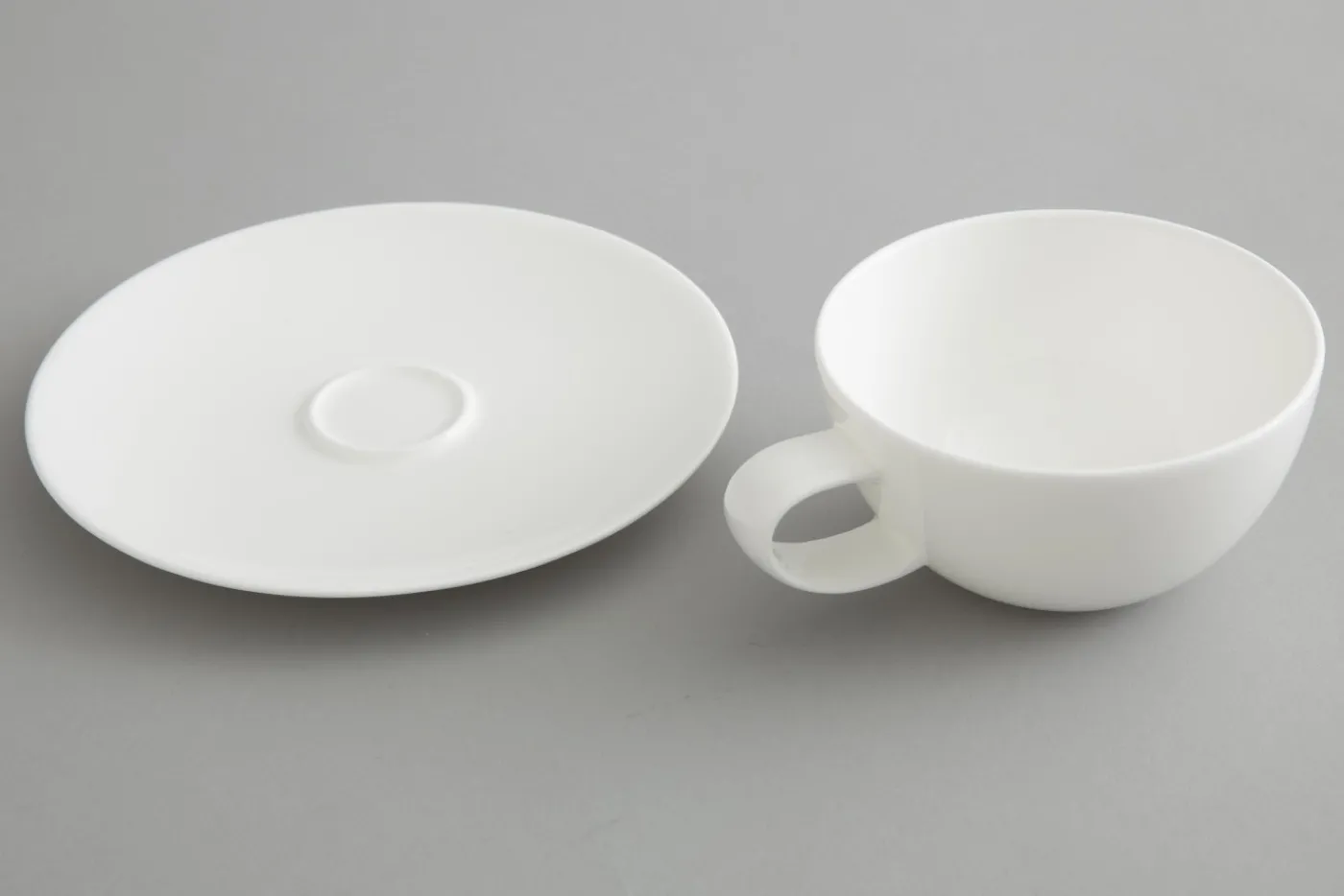 Assiettes, Plats Et Bols|Assiettes,Plats Et Bols<Flamant CATHY, tasse et soucoupe, porcelaine tendre, , 200ml Blanc