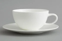 Assiettes, Plats Et Bols|Assiettes,Plats Et Bols<Flamant CATHY, tasse et soucoupe, porcelaine tendre, , 200ml Blanc