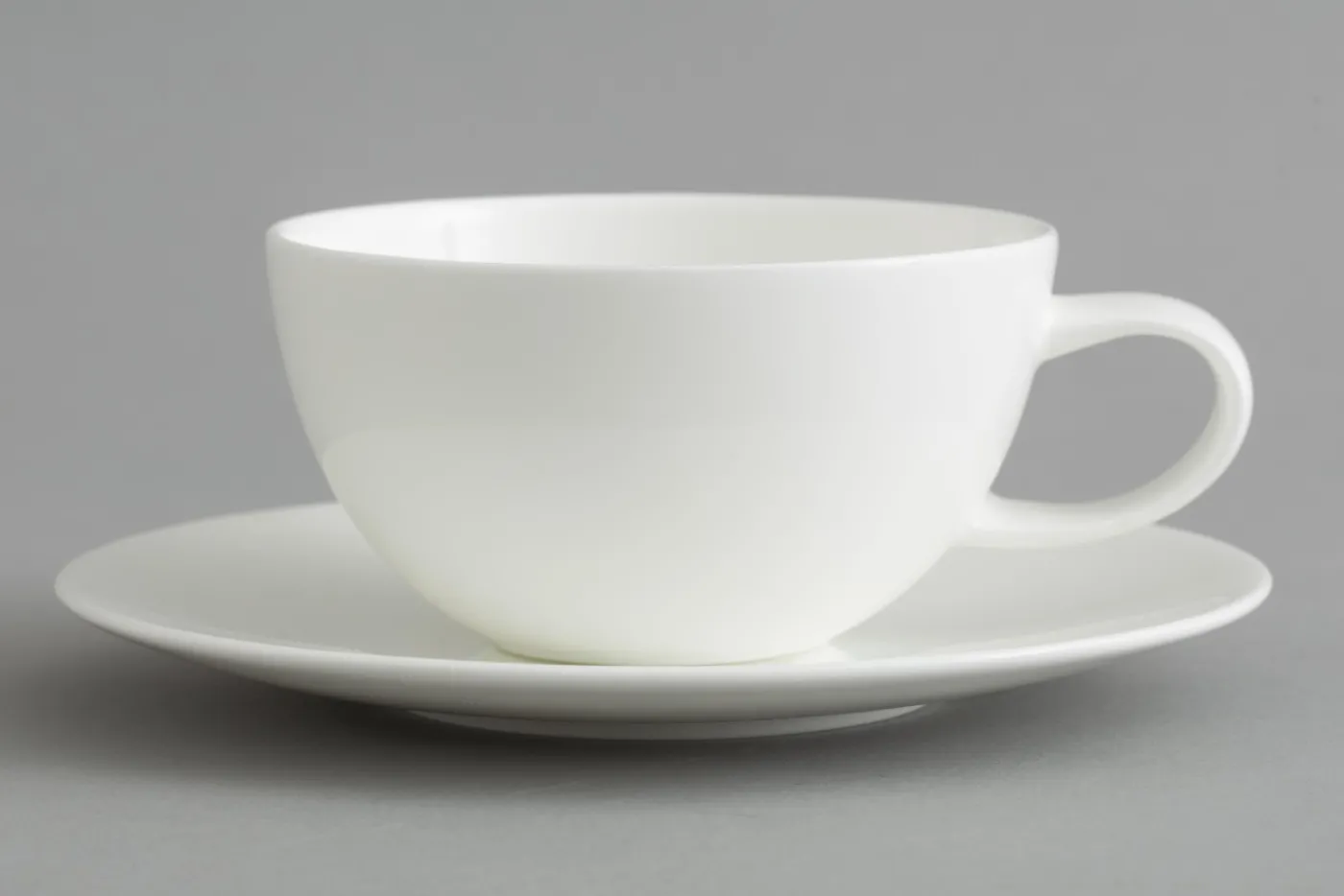 Assiettes, Plats Et Bols|Assiettes,Plats Et Bols<Flamant CATHY, tasse et soucoupe, porcelaine tendre, , 200ml Blanc