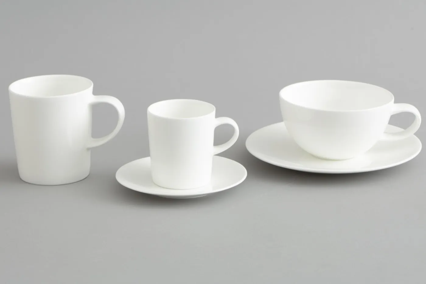Assiettes, Plats Et Bols|Assiettes,Plats Et Bols<Flamant CATHY, tasse et soucoupe, porcelaine tendre, , 200ml Blanc