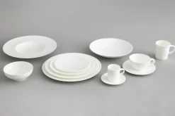 Assiettes, Plats Et Bols|Assiettes,Plats Et Bols<Flamant CATHY, tasse et soucoupe, porcelaine tendre, , 200ml Blanc